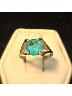 Classical Style Sterling Silver Ring sz 4.5